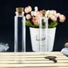 Mini Glass Drift Bottle for Baby Hair Preservation with Cork