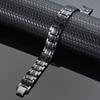 100% Pure Titanium Magnetic Bracelet Men Black Chain Men Bracelet Hematite Health Energy Bracelet for Women Benefits