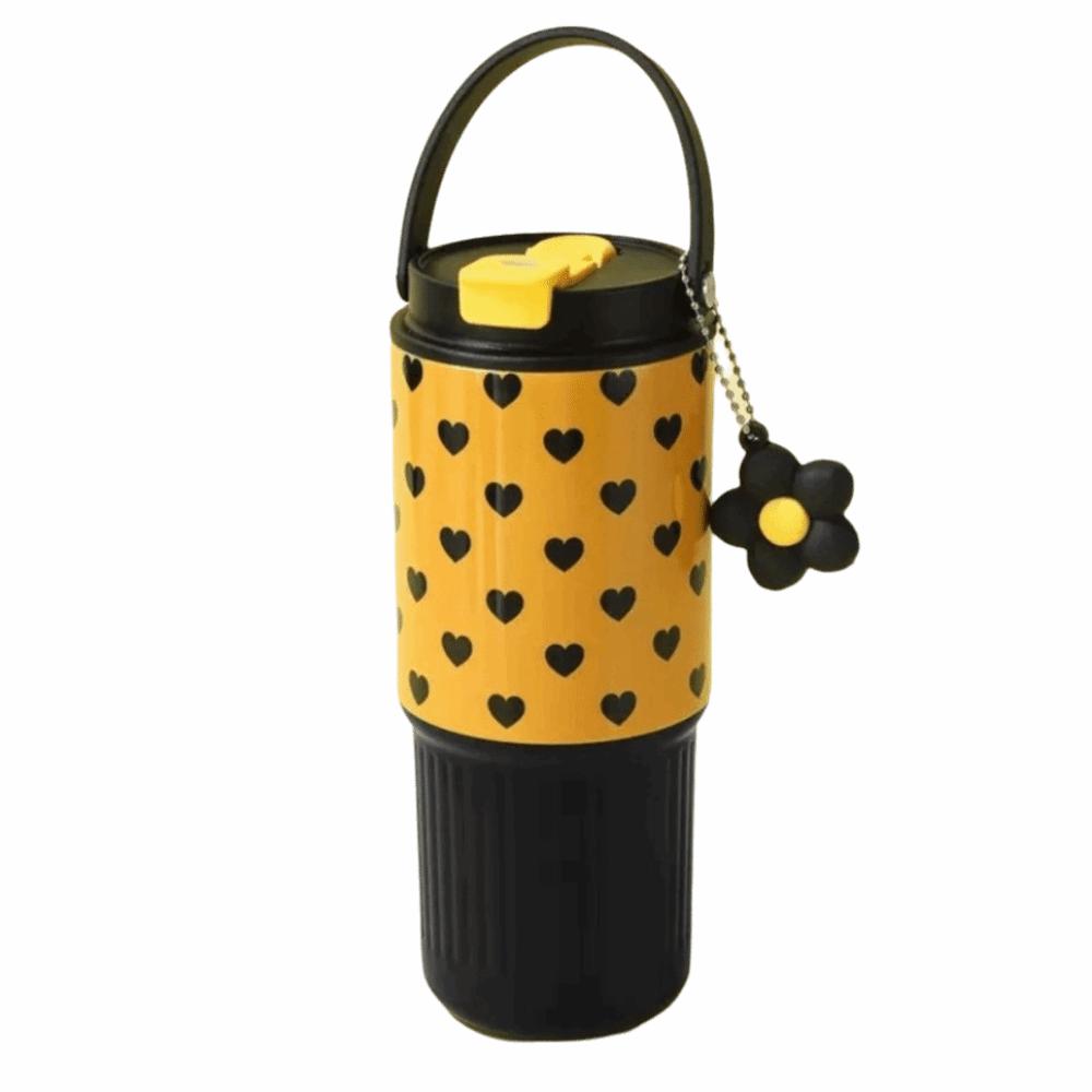 

Portable Outdoor Insulated Mug Creative Drinking Straw Cup Gift Thermal Water Bottle Office