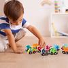 Wooden Children'S Early Education Magnetic Digital Dinosaur Drag Small Train Exercise Hand-Eye Coordination Educational Toys