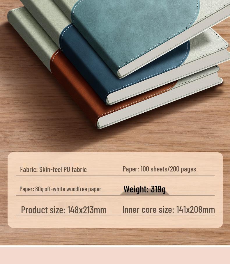 2025 Podnikový zápisník s vlastním logem: Jednoduchý poznámkový blok na schůzky