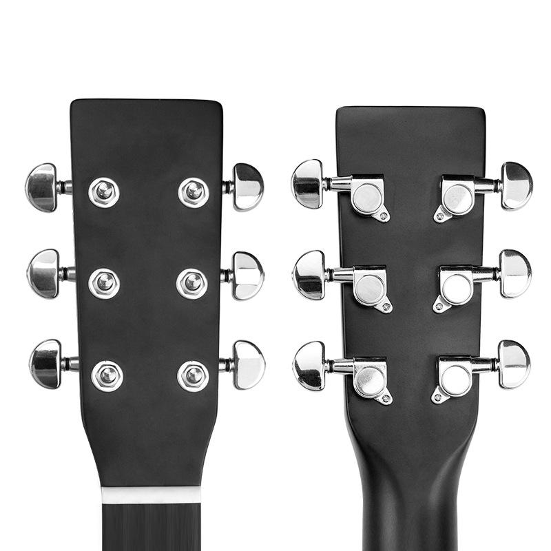 Wooden Folk Guitar Tuning Knobs: Fully Enclosed & Semi-Enclosed Adjusters
