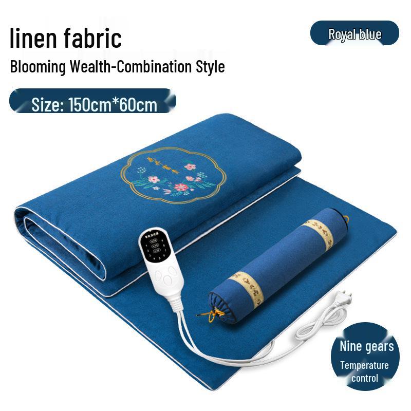 Manta Eléctrica de Moxibustión Calefactora de Temperatura Ajustable y Almohadilla de Compresa Caliente.