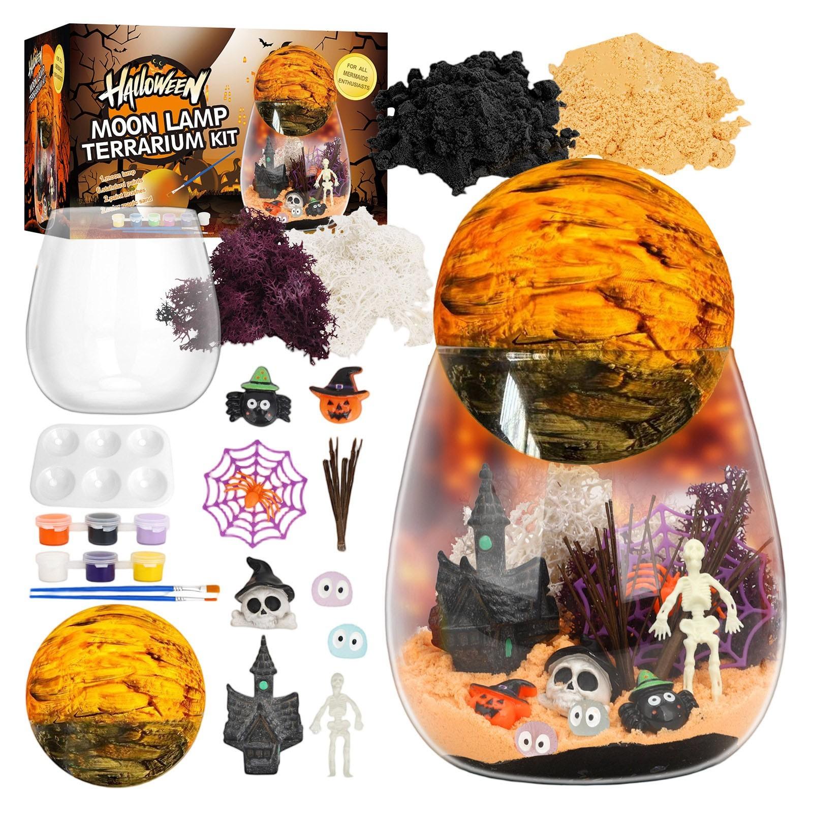 

Сделай сам 3D Ночники Луна, Искусство и ремесла, Подарки на Хэллоуин и Пасху для детей 8-12 лет One Size белый