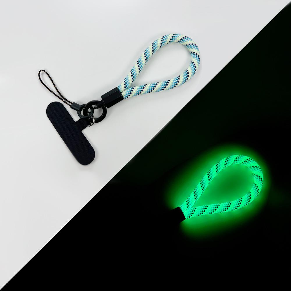 Luminous Mini Phone Lanyard with Multifunctional Camera Safety Rope & Keychain Clip