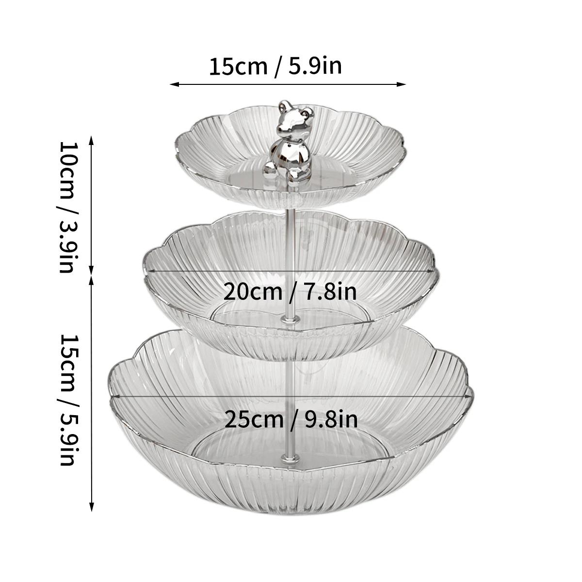 

Подставка для десертного торта на День святого Валентина, украшение стола на Рамадан, держатель для фруктового подноса, многослойная подставка для закусок, конфет
