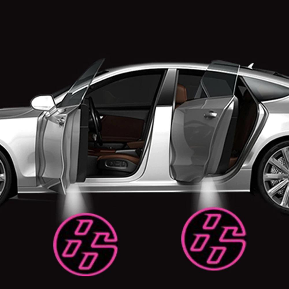 2pcs Pink AE86 Badge Shadow Light 86 Logo Projectors Door Light For Toyota GT86 FT86 AE86 Toyota Door Light Toyota Courtesy Lamp