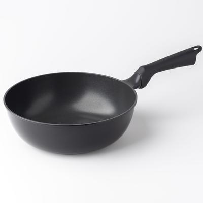 Poêle profonde Atlas 26cm Cuisinière à gaz Silkware Sans PFOA PFOS Vilight Noir FRP-SD26V