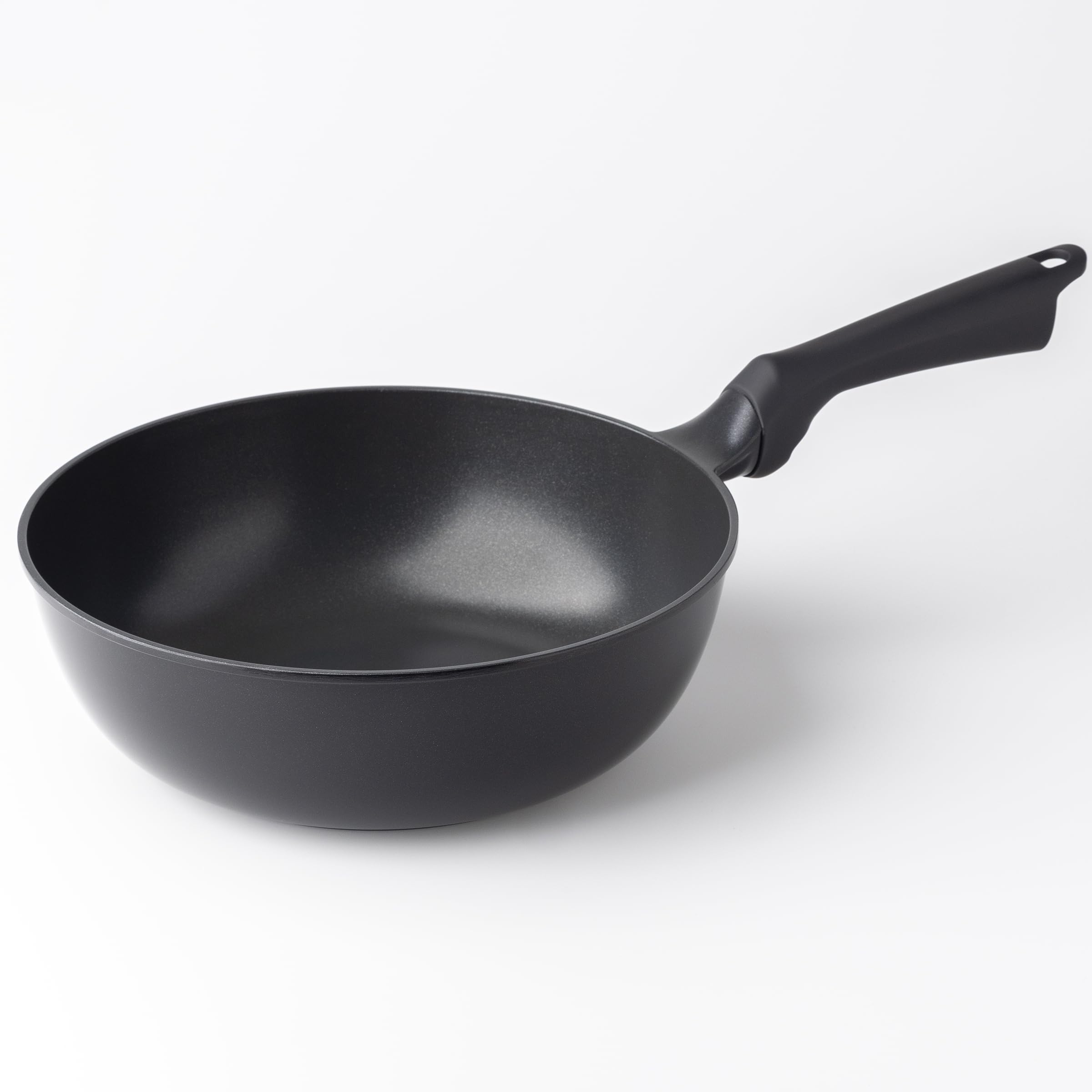 

Atlas Сковорода Газовая Экстра Высокий Нагрев Daikin Easy to Алюминиевая Прочная PFOA PFOS Сверхлегкая Сковорода, 26см, Плита, Глубокая, Легкая, Антипригарная, чёрный