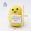 Hand-Knitted Pea Doll: Positive Energy Ornament Collection