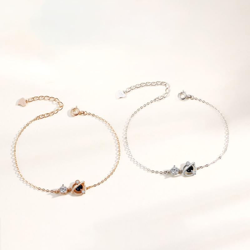 Dream Planet Bracelet Fashion Sweet Ins Niche Design Jewelry Korean Version Simple Glazed Bracelet