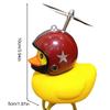 Duck Bike Captain Car Air Vent Decoration LED Rubber Duck Car Decoration | Rubber