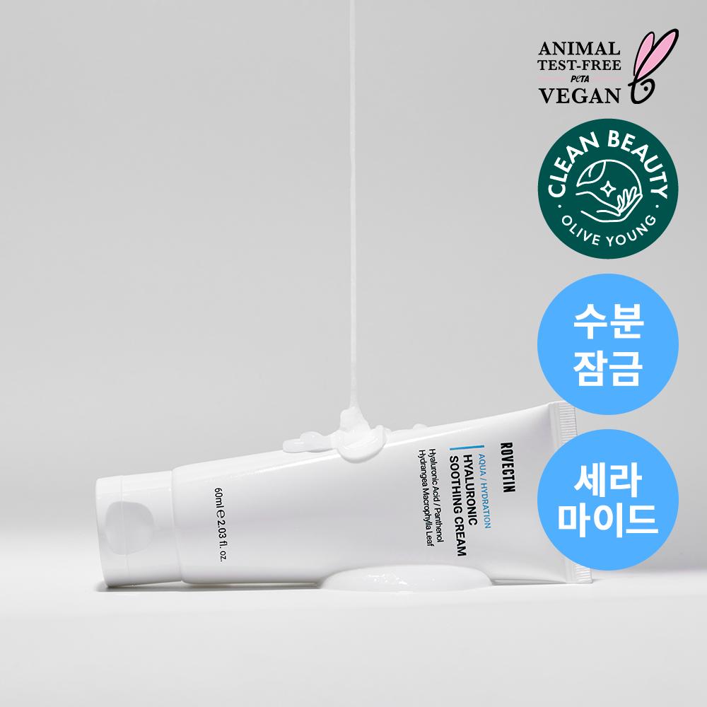 Rovectin [moisture Charging Ceramide] Rovectin Aqua Hyaluronic Soothing Cream 60ml