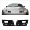 Für Nissan 350Z Z33 2003-2009 Motorhaube Vorne Luftschlitz Stoßfänger Hauben Lufteinlass Abdeckung Verkleidung Kohlefaser Auto Oberer Auslasskanal Rahmen