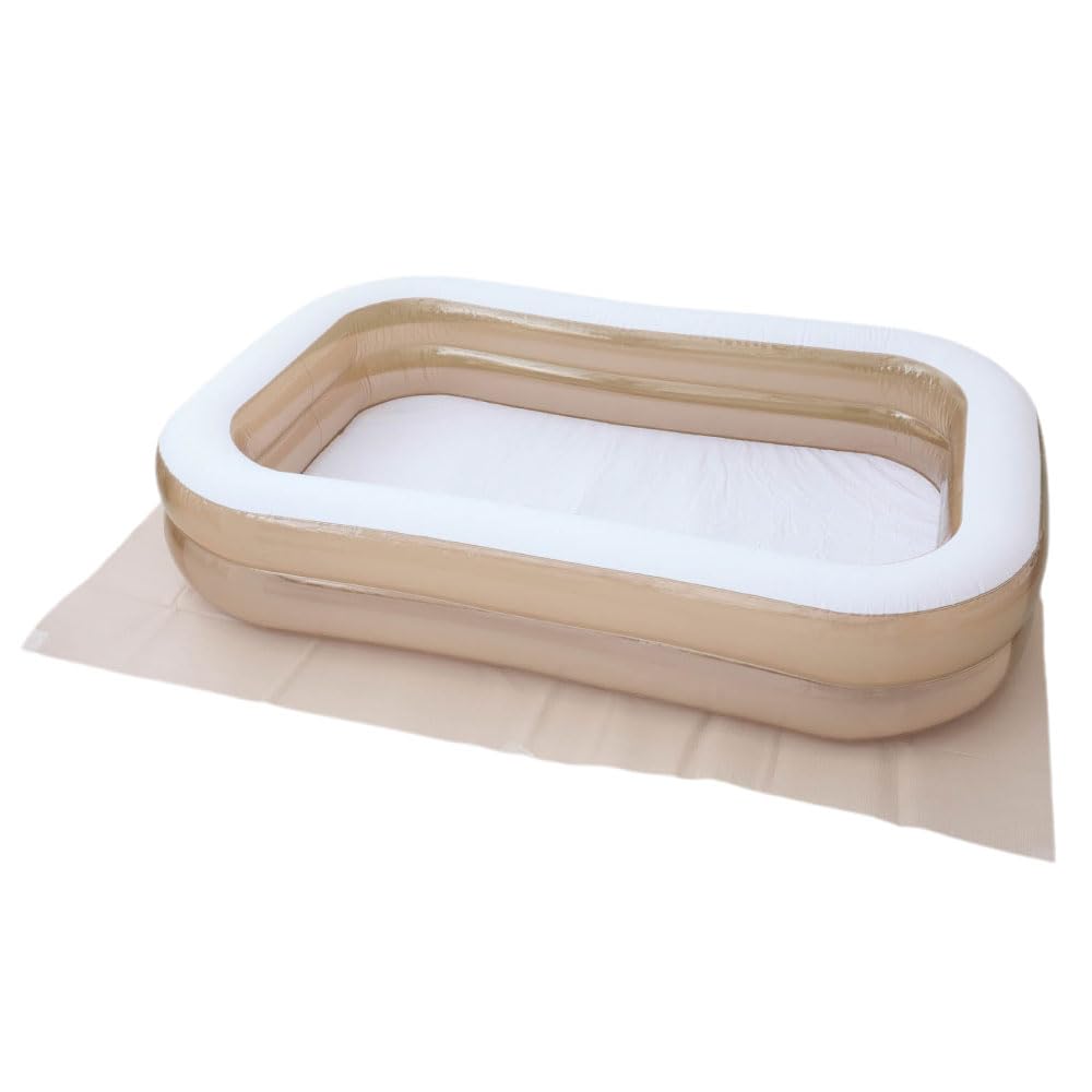 Thick Pool Mat To Make Kids Large Sizes for and 150cm Large Home Sheet Cover 305cm X 185cm X [Package Smile] 300cm, 250cm, 200cm, Pools, Use, (Greige,