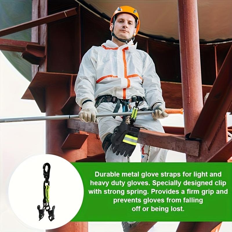 Single Double Clip Glove Clip Universal Outdoor Hanging Clip Firefighter Glove Storage Clip Compact Secure Hold for Camping Hiking Work Gloves