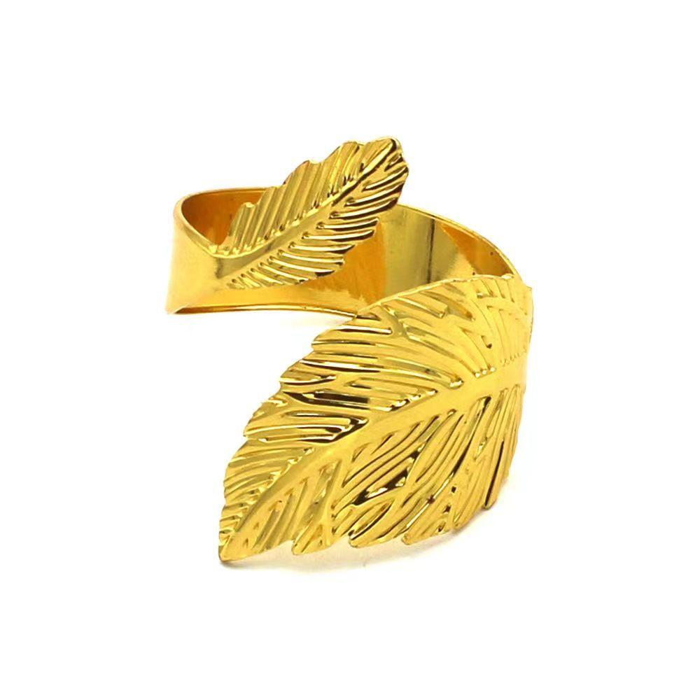 Napkin Buckle Size Leaf Shape Napkin Ring Tableware Napkin Ring
