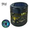 Festive Projection Lighting for Holidays Solar Christmas Light, Waterproof Metal Wall & Fence Lantern, Warm White And Multi Decorative Lamps