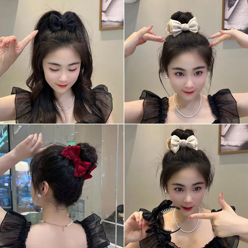 Mini Piccolo Clip a Pinza per Capelli a Farfalla Dolce Rete Clip a Squalo per Chignon Accessori Fermaglio per Capelli Spessi