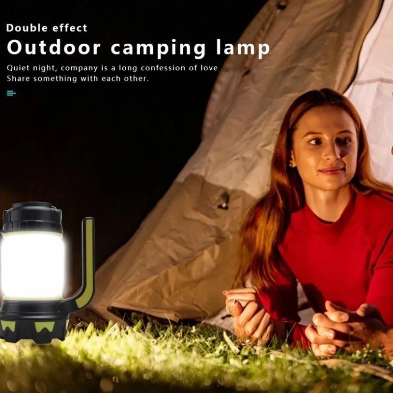 USB Rechargeable Camping Lantern, 6 Mode Super Bright Portable Handheld Lamps Perfect for Camping