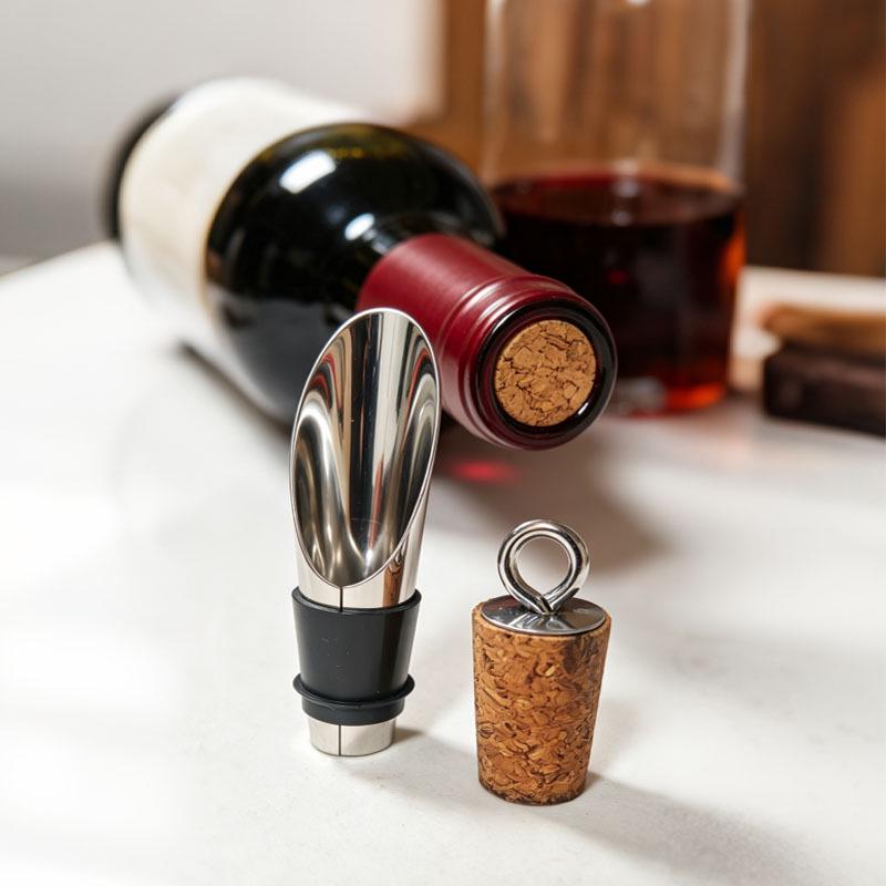 Cross Creative Solid Wood & Stainless Steel Wine Corkscrew Knife