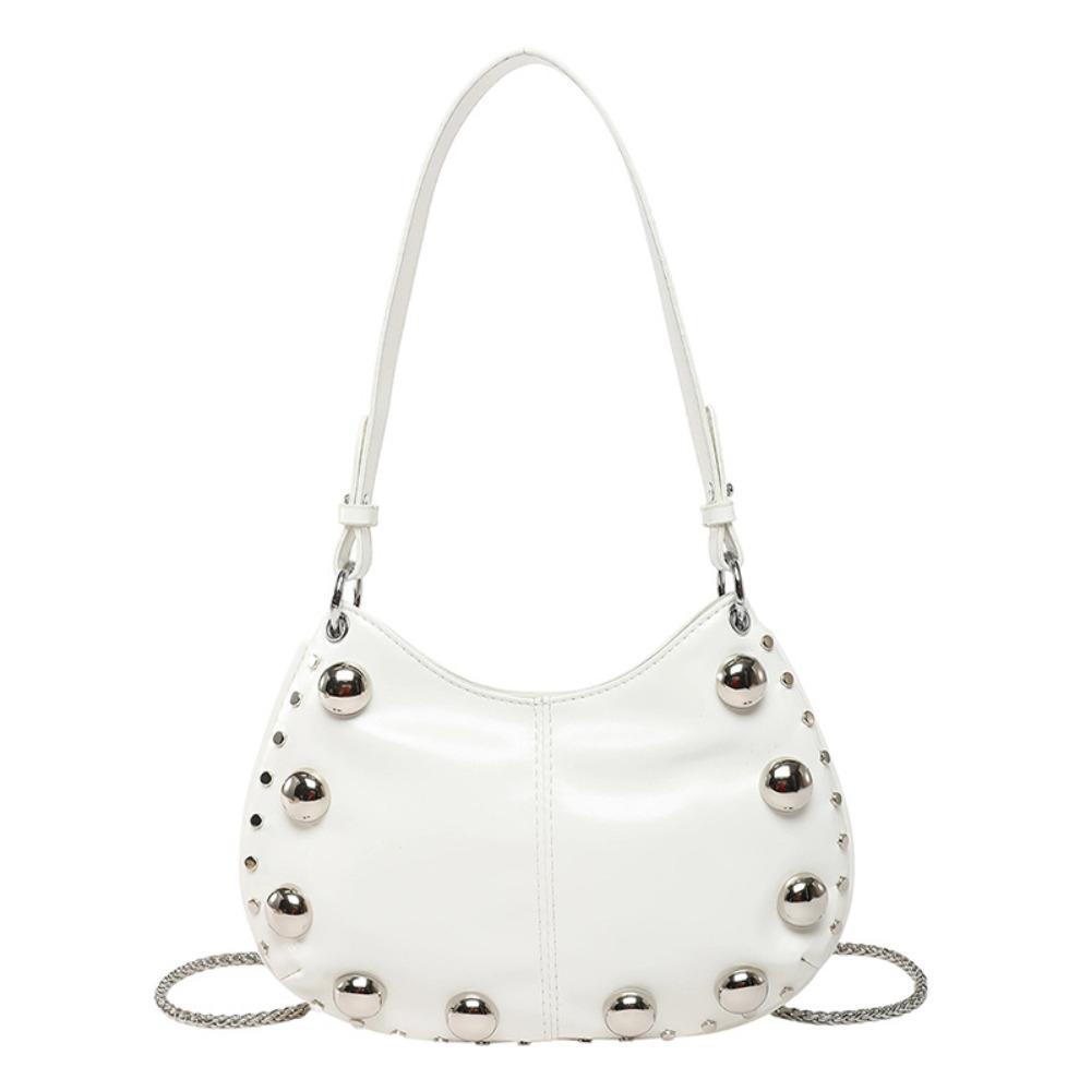 Crossbody Bag Rivets PU Underarm Bag Small Pack Shoulder Bag Portable Punk Style Handbags  Girls
