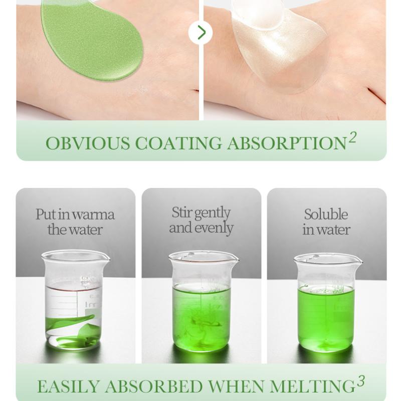 Aloe Vera Eye Mask SADOER Collagen Improves Dark Circles Eye Pattern Eye Bags