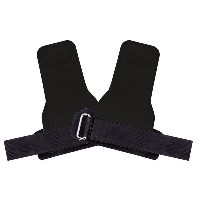 Peach Heart Cowhide Fitness Palm Grips & Wrist Support