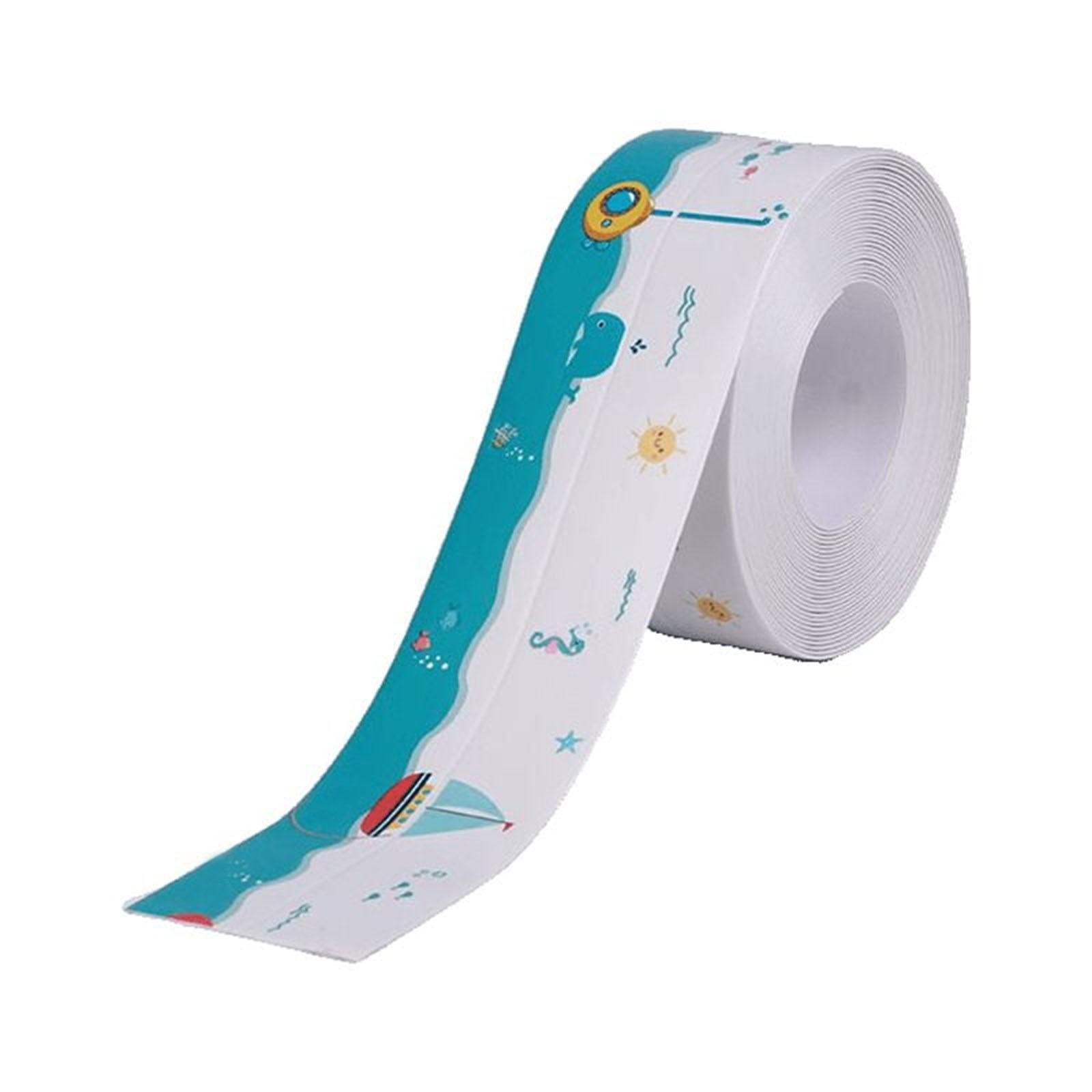 

Водонепроницаемая лента для унитаза с защитой от плесени, самоклеящаяся уплотнительная лента для кухни, ванной комнаты One Size