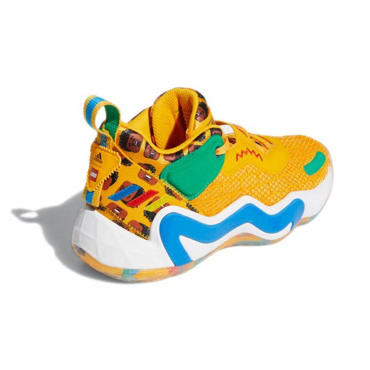 LEGO X Adidas D.O.N. Issue #3 Big Kid Minifig Kids Sneakers Yellow Core-Black Green GZ5512