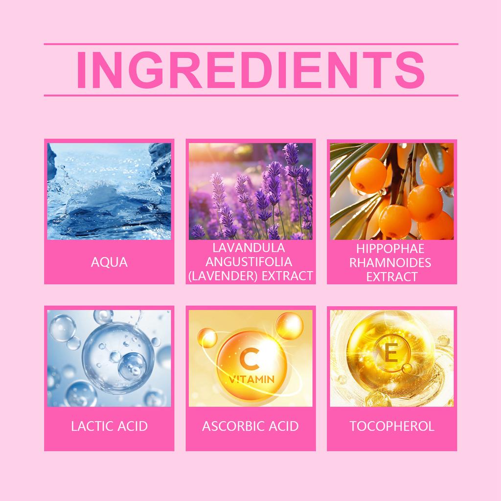 Sprej na intimní partie žen, svěží a výživný sprej, účinná péče o intimní partie 20 ml