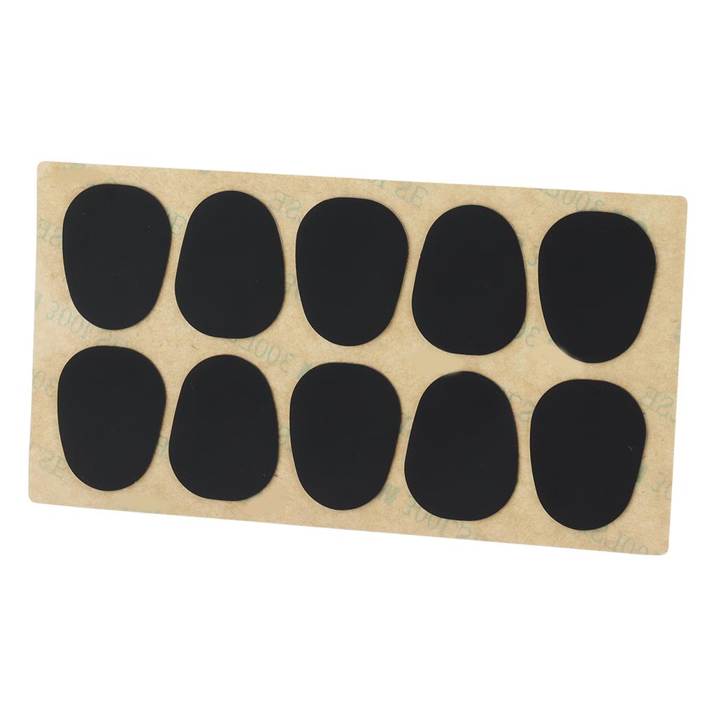 Silicone Mouthpiece Pad Great Feeling Protective Soft Mouthpiece Cushion for Music Playing Saxophone Black 0.5