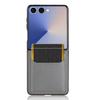 case for Samsung Galaxy Z Flip 7 FE Protective cover with litchi pattern and card slot phone case Shock Proof Anti-Fingerprint