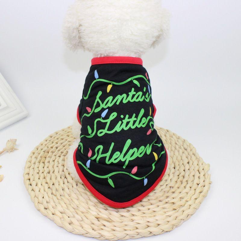 Gemütliche Weihnachts-Haustierkleidung Hunde Weihnachtsmann Pullover Shirt für entzückende Welpen und Katzen