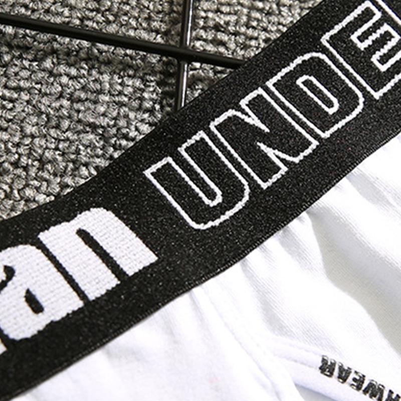 Men's Underwear Men Cotton Underpants Male Comfortable Shorts New Gentleman Solid Fashion Letters Breathable Boxers