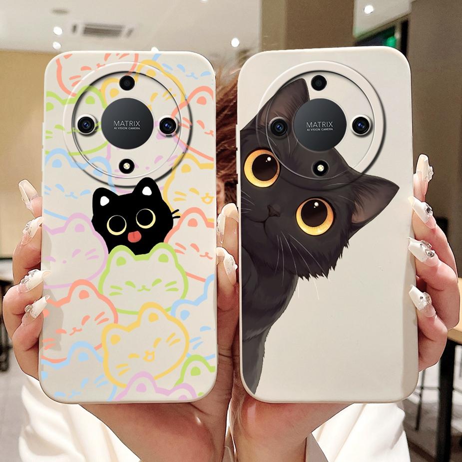 Für Honor Magic 5 Lite Hülle Honor X9A RMO-NX1 Niedliche Cartoon Bemalte Abdeckung Weiche TPU Handyhülle Für Honor Magic5 Lite HonorX9a Taschen
