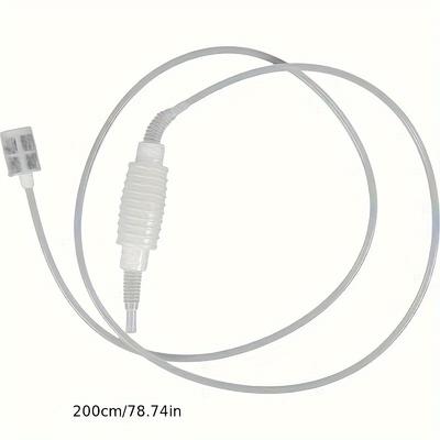 199CM Semi-automatic Home Brew Syphon Pack For Wine Making Hand Knead Siphon Filter Food Grade Tube Transparent