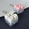 Key Button Finger Keyboard 4 Keys Clicker Toy New Fidget Keychain  Adult