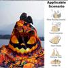 1pc Pumpkin Halloween Blanket, Lightweight Flannel Throw Blanket for Sofa, Bed, Travel, Camping, Living Room, Office, Couch, Chair, and Bed