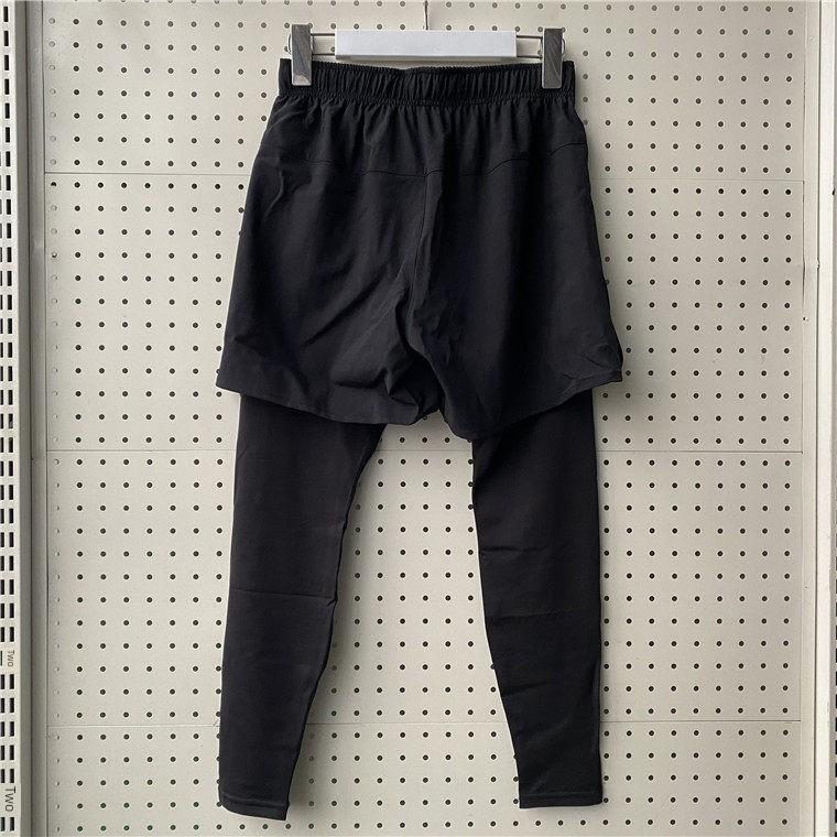 Do-Win Men's Two-In-One Sports Workout Pants Fitness Pants 3502002A-M