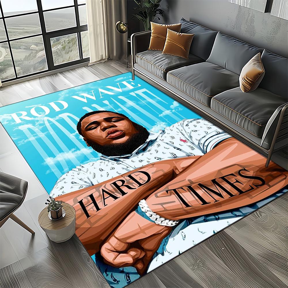 27 Style Rod Wave Rapper Star Area Rug,Carpet Rug for Home Living Room Bedroom Sofa Doormat Decor,kids Play Non slip Floor Mat
