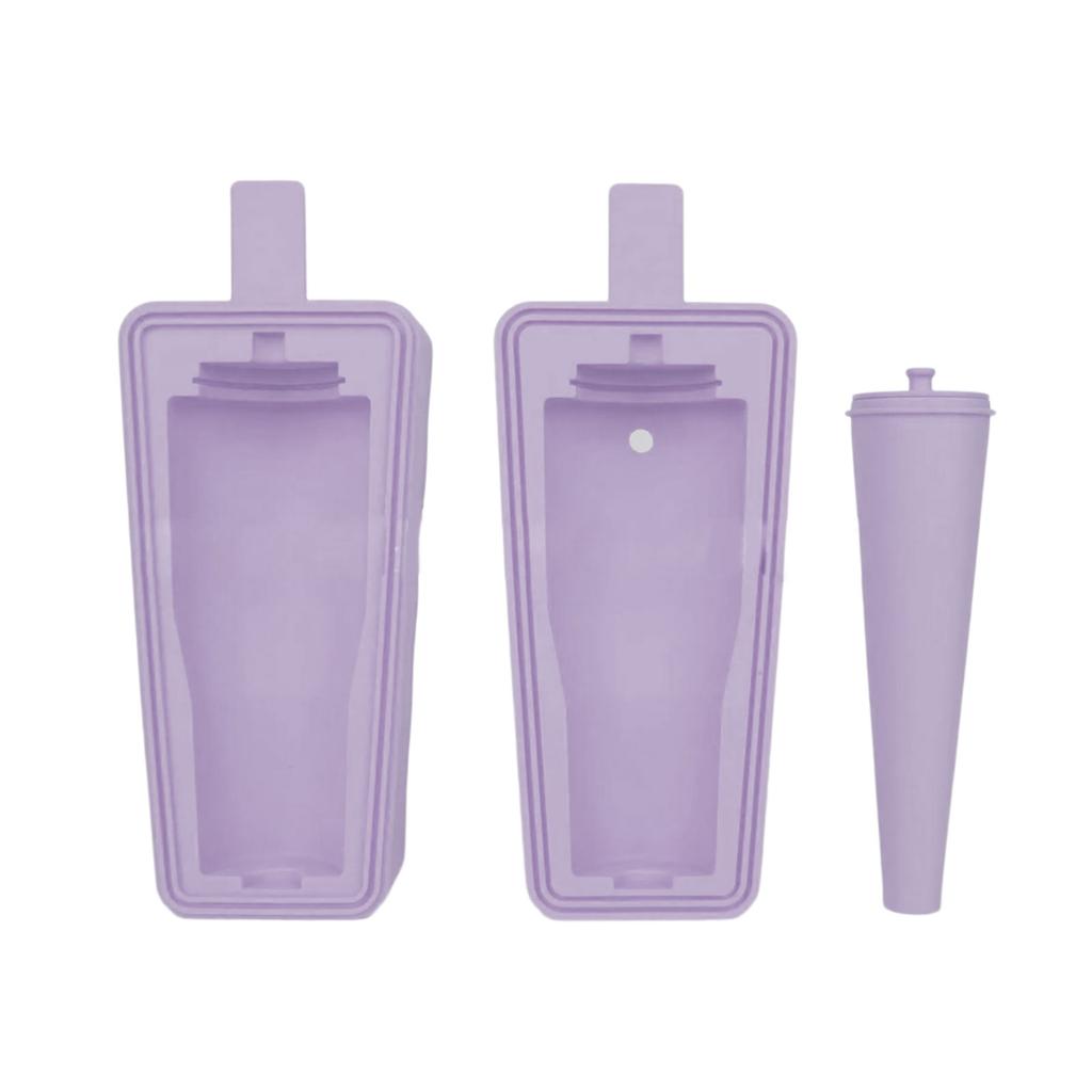Easy Releases Silicone Ice Making Mold for Coffee Shops Portable Integrated Ice Cubes Tray for 40oz Cup Kitchen Supplies