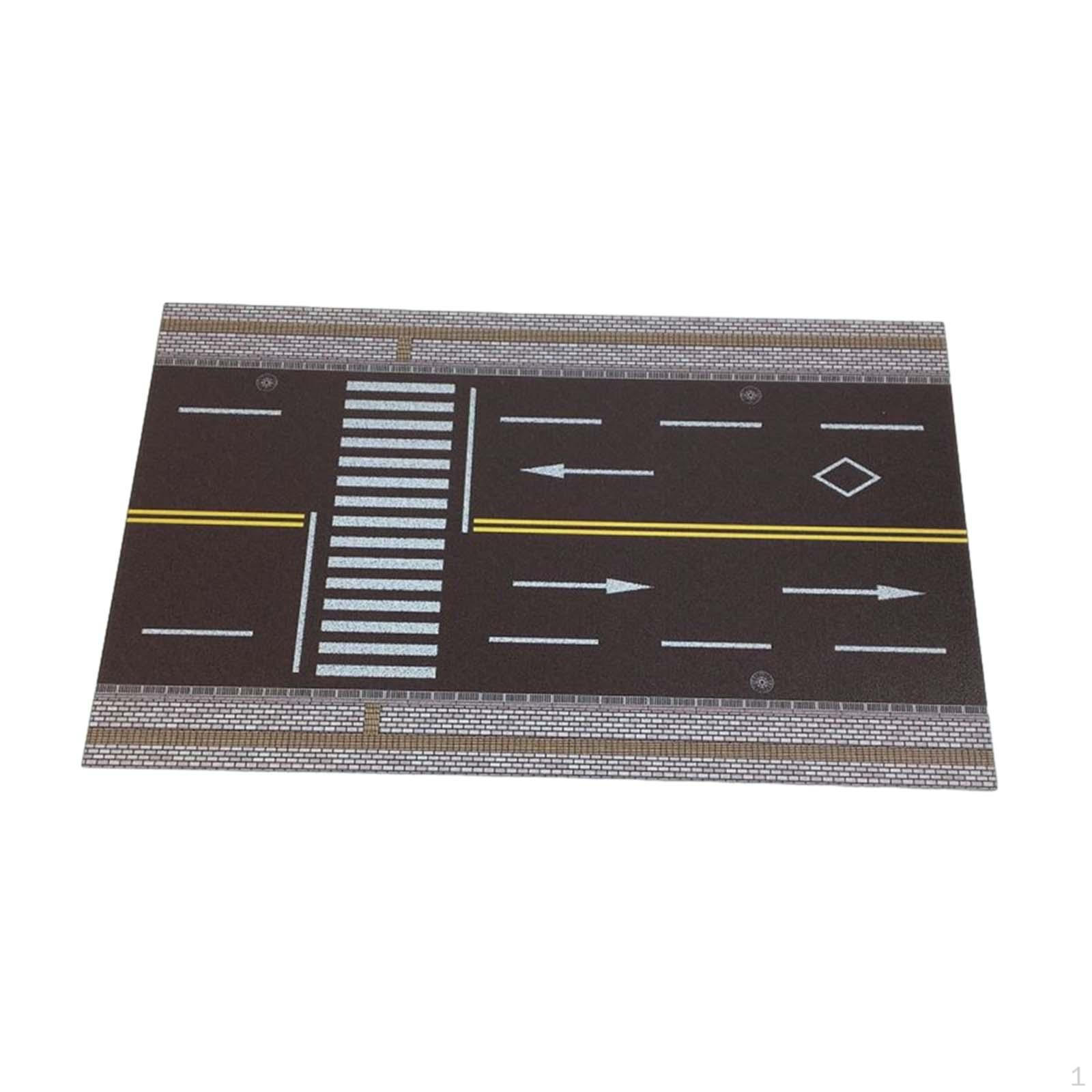 

Модель сцени шосе 1/64, лита під тиском, гараж для автомобілів, діорама, фон, нековзний, макет, сцена, парковка With zebra crossing