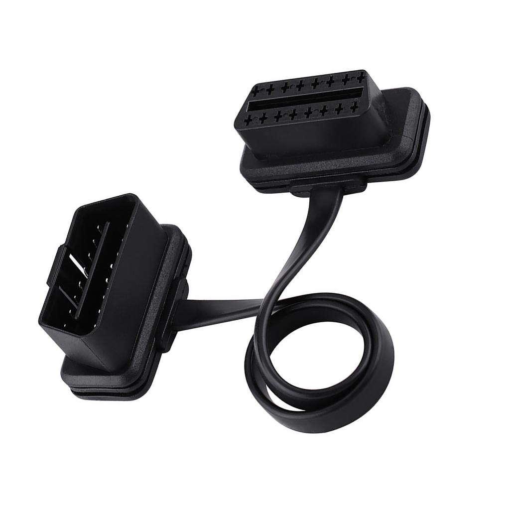 Car Auto 16 Pin Male To Female OBD2 Extension Cable Diagnostic Adapter 30cm12inch Length