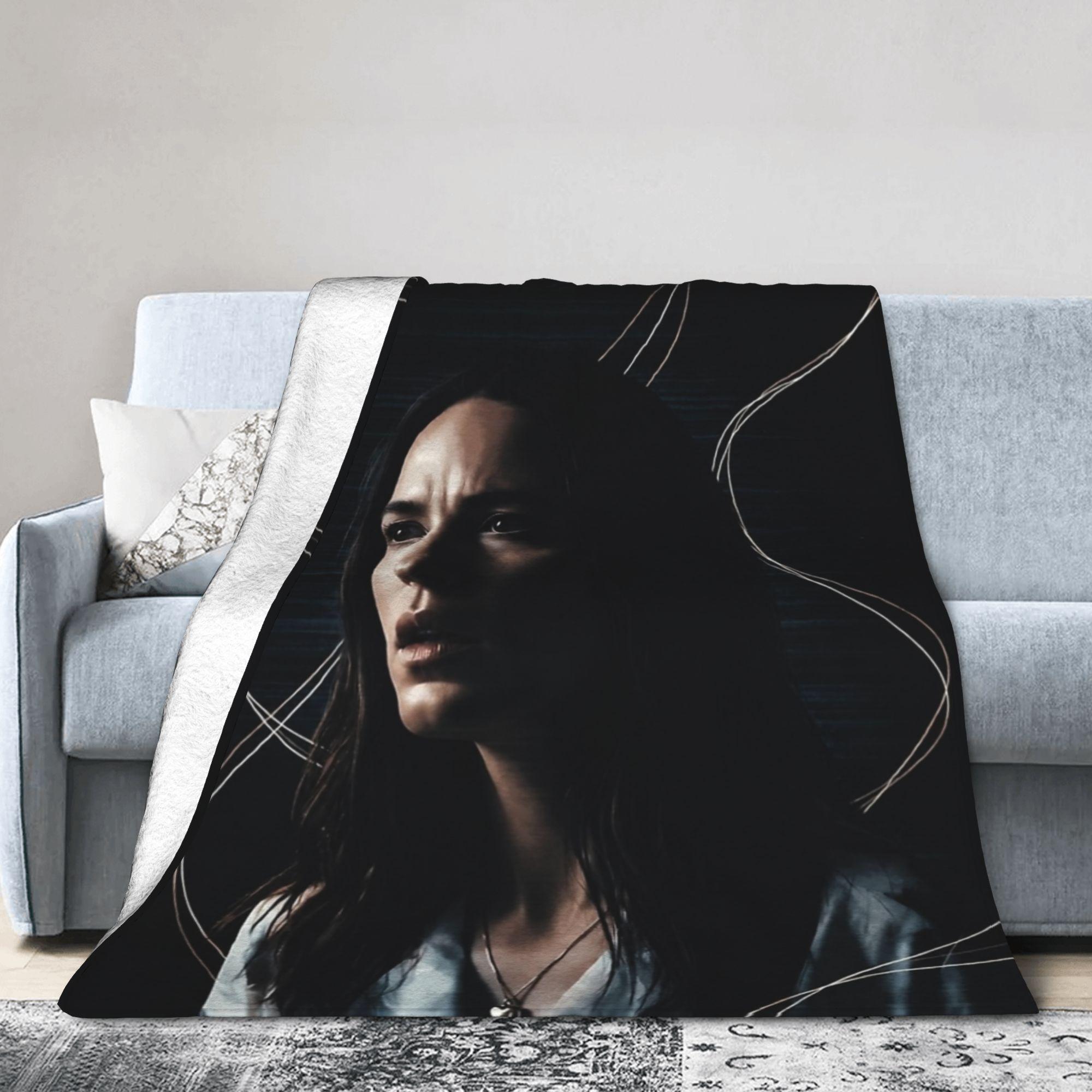 Helenal Unisex Comfortable Backrooms Horror Movie Blanket Stuff Bedding Decorative Throw Blankets Lightweight Thin Flannel For Bedroom