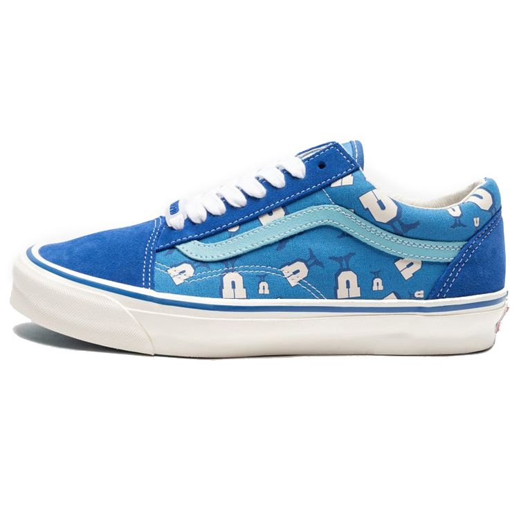 Undefeated x Vans OG Old Skool LX U-Man - Blue Lolite Unisex Sneakers Marshmallow VN0A4P3X7AG