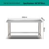 Stainless Steel Commercial Kitchen Work Table