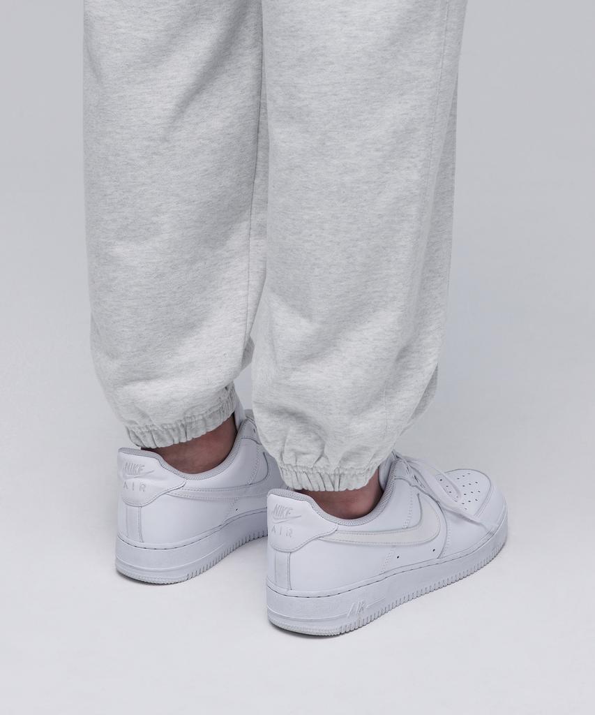 Musinsa Standard Pin-Tuck Wide Sweatpants [Melange Light Gray]