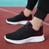 Black brand men's shoes mesh breathable sports shoes soft sole light running shoes men's thick sole comfortable casual travel shoes