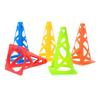 10Pcs 23cm Football Traffic Marker Cones Set for Basketball, Indoor Outdoor Game